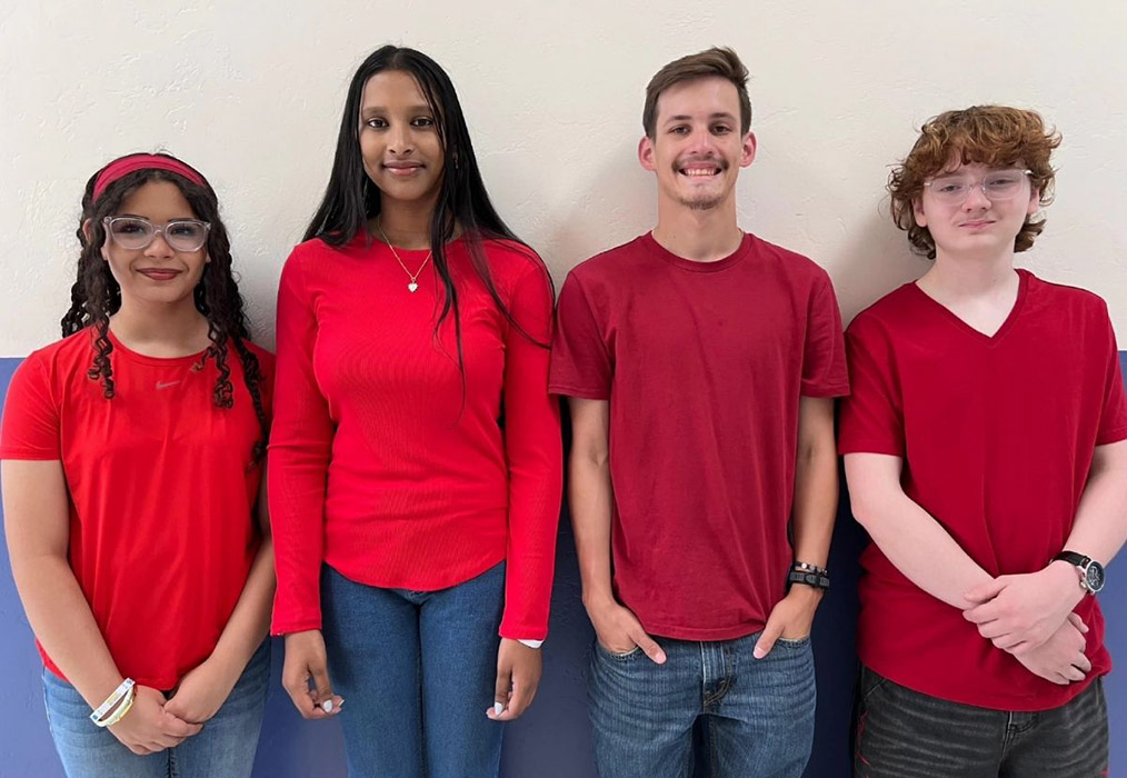Angelique Correa, Anika Kasaragod Pallath, Johnathan Barbeau II, Jake Fraser
